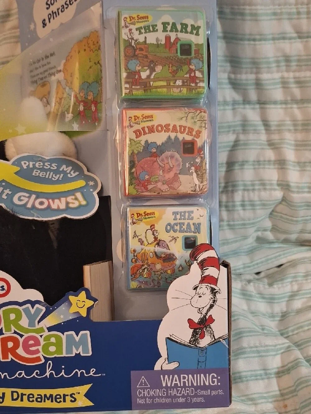 Dr. Seuss Cat in the Hat Plush Story Dream Machine - Red, White, Black